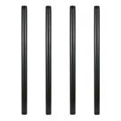 Tubo de metal GeilSpace 1 20cm de aço industrial preto
