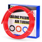 Tubo de nylon TAILONZ PNEUMATIC 8mm OD 10m vermelho para linha aérea