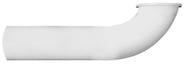 Tubo de parede Plumb Pak PP66-15W plástico branco 1-1/4"