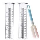 Tubo de reposição para medidor de chuva de vidro de 18 cm BIUWING, 2 pacotes