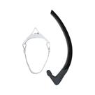 Tubo De Snorkel De Silicone Para Adultos Com Bocal Central Para Respiração Frontal Treinamento