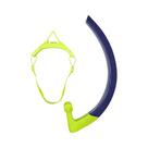 Tubo De Snorkel De Silicone Para Adultos Com Bocal Central Para Respiração Frontal Treinamento