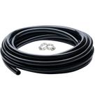 Tubo de Vinil PVC Flexível ZY-HoseTube - 1/2" ID x 10 Pés - Preto