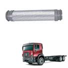 Tubo Flex. Volkswagen Constellation 3.1/2"X400mm Aço Galv.