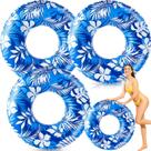 Tubo flutuante de piscina inflável Motionchic Jumbo Float Tube 120 cm 3 unidades