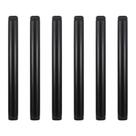 Tubo GeilSpace 3/4 10cm de aço industrial de metal preto x6