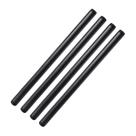 Tubo industrial Home TZH pintado de preto 1/2 x 18, pacote com 4