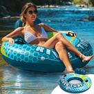 Tubo inflável River Tube Float Sloosh Heavy Duty com suporte para copos