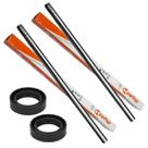 Tubo Interno Bengala Ybr 125 Factor Fazer 150 + Retentor Par Tubo Interno Bengala Ybr 125 Factor Fazer 150 + Retentor Par