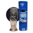 Tubo Lata + Taça para cerveja O melhor Pai do Mundo - Presente Dia Dos Pais