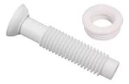 Tubo Ligação Ajustável Flexível Vaso Bacia Branco Espude Canopla Cipla