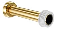 Tubo Ligação Bacia11/2"x25cm Docol Chroma Ouro Polido 626343