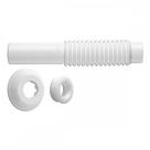 Tubo Ligacao Blukit Flexivel Ajustavel Branco 290403-412 Tubo Ligacao Blukit Flexivel Ajustavel Branco 290403-412