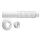 Tubo Ligacao Blukit Flexivel Ajustavel Branco 290403-412 Tubo Ligacao Blukit Flexivel Ajustavel Branco 290403-412