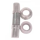Tubo Ligacao Delflex Cromado Abs Ajustavel+Spud
