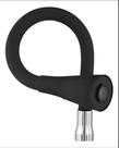 Tubo Para Reposição Torneiras Gourmet Flexível Preto 3/4 Silicone Duplo Jato