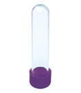 Tubo Plástico 13CM Com 10 Unidades Roxo