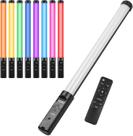 Tubo regulável de luz de vídeo portátil LED RGB com controle remoto