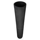 Tubo Reto Industrial Água e Ar EPDM 6" x 1000 mm 1 Unidade Borrachas Londrina