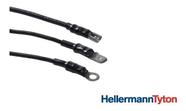 Tubo Termo Contrátil Retrátil Preto 6.4mm Espaguete 10metros