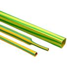 Tubo Termo Retrátil 18mm Verde E Amarelo (Brasileirinho) Espaguete Contração 2:1 Rolo Com 100 Metros