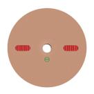Tubo termorretrátil XHF 82 pés à prova d'água 3:1 6,4 mm vermelho