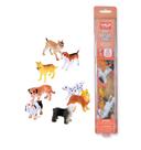 Tubo Toy Wild Republic Dog Nature com 8 bonecos de cachorro para crianças a partir de 3 anos Tubo Toy Wild Republic Dog Nature com 8 bonecos de cachorro para crianças a partir de 3 anos