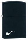 Tubo Zippo mais leve preto fosco recarregável para uso vitalício