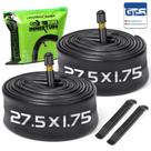 Tubos de bicicleta Hydencamm 27,5x1,75/1,95/2,10/2,125 com válvula de 32 mm, pacote com 2