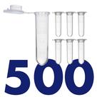 Tubos de centrífuga Kashi Scientific de 2 mL com tampa de pressão 500/pacote