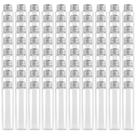 Tubos de ensaio de plástico SINJEUN 80 PCS 50mL com tampas de rosca