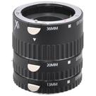 Tubos de extensão macro Xit XTETS Auto Focus, 3 unidades para Sony Tubos de extensão macro Xit XTETS Auto Focus, 3 unidades para Sony