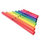 Tubos de música, brinquedos construtivos, boomwhackers, escala C a C
