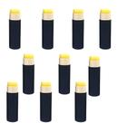 Tubos de protetor labial Healthcom, papel kraft de papelão de 1 ml, pacote com 10 Tubos de protetor labial Healthcom, papel kraft de papelão de 1 ml, pacote com 10
