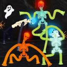 Tubos LED Skeleton Pop Fidget Toys AGRASIV de Halloween x4 3+