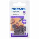 Tubos lixa 438 gr120 1/4 6un - 2615000438 - dremel