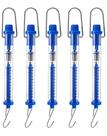 Tubular de plástico QWORK Spring Scale 1000g/10N com capacidade para 5 unidades
