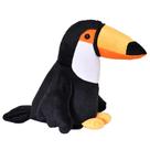 Tucano de Pelúcia Decorativo Selva Safari 25cm