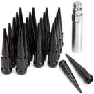 Tuercas de Seguridad para Ruedas Dynofit M12x1.5 85mm Altura 20 piezas Negras
