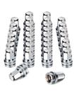 Tuercas Lug Glorider Ford F250 F350 M14x1.5 21mm Cromadas 32 Piezas