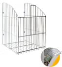 Tulha Basculante 45 Cm Cromada Para Embutir No Armário Tulha Basculante 45 Cm Cromada Para Embutir No Armário