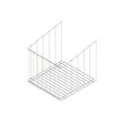 Tulha Basculante Elevatta 3401 Cromada 350mm - Dimec