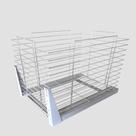 Tulha Deslizante 8691 325x450x460mm Cromado Jomer