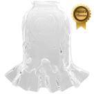 Tulipa Rei Gold Com Colar Transparente P/ Pendente Lustre
