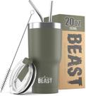 Tumbler Greens Steel Beast 600 ml em aço inoxidável verde militar