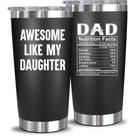 Tumbler NewEleven, presente de Dia dos Pais para papai, 600 ml, à prova de vazamentos