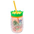 Tumbler Silver Buffalo Disney Lilo and Stitch 480 ml Saudações