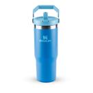 Tumbler stanley térmica flip straw em aço inoxidável 887ml azul azure 887ml 08357-00 Tumbler stanley térmica flip straw em aço inoxidável 887ml azul azure 887ml 08357-00