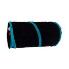 Túnel Dobrável Reto Preto com Bolinha para Gatos Petlon Túnel Dobrável Reto Preto com Bolinha para Gatos Petlon