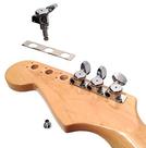 Tuners Hipshot Grip-Lock Vintage 6 em linha cromado escalonado